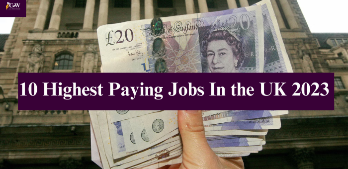 10 Highest Paying Jobs In the UK 2023