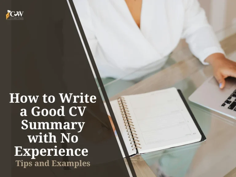 CV Summary with No Experience