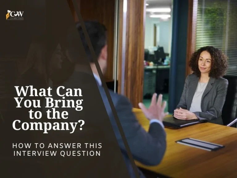 What Can You Bring to the Company